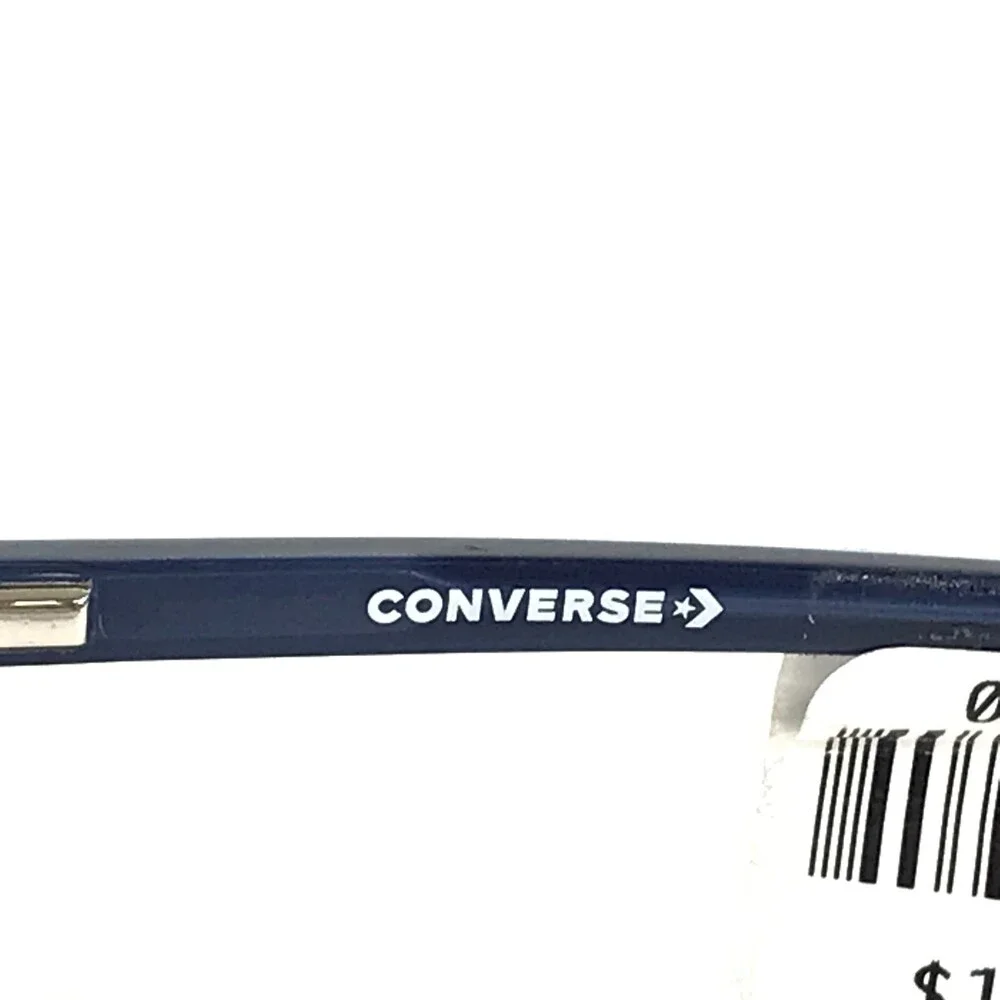 Converse Kids Eyeglasses Frames VCJ006 MATTE BLUE Square Full Rim 48-16-130
